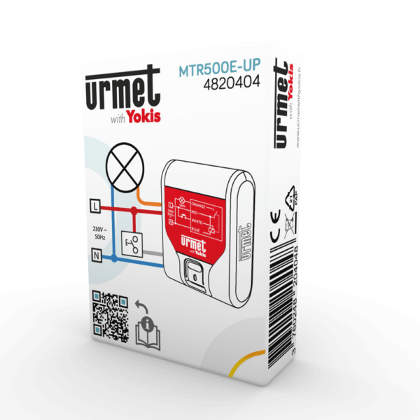 YOKIS MTR500E-UP : Allumer, éteindre ou temporiser tous types de circuit d’éclairage depuis une commande filaire ou un émetteur Urmet With Yokis UP.